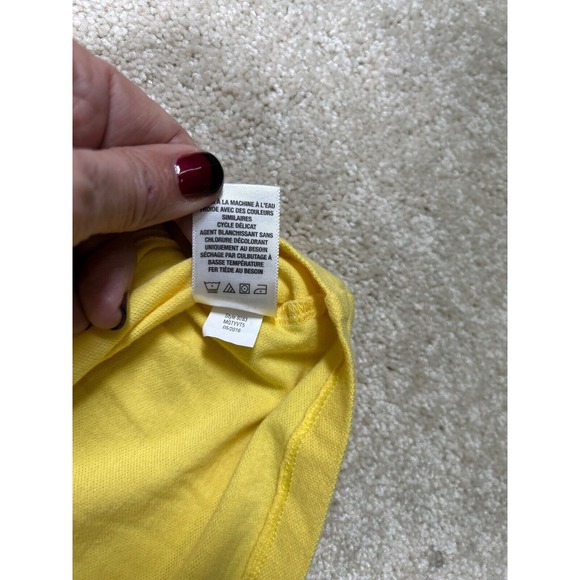 Aeropostale Womens Size Xl Yellow Short Sleeve Polo Shirt - Picture 5 of 9